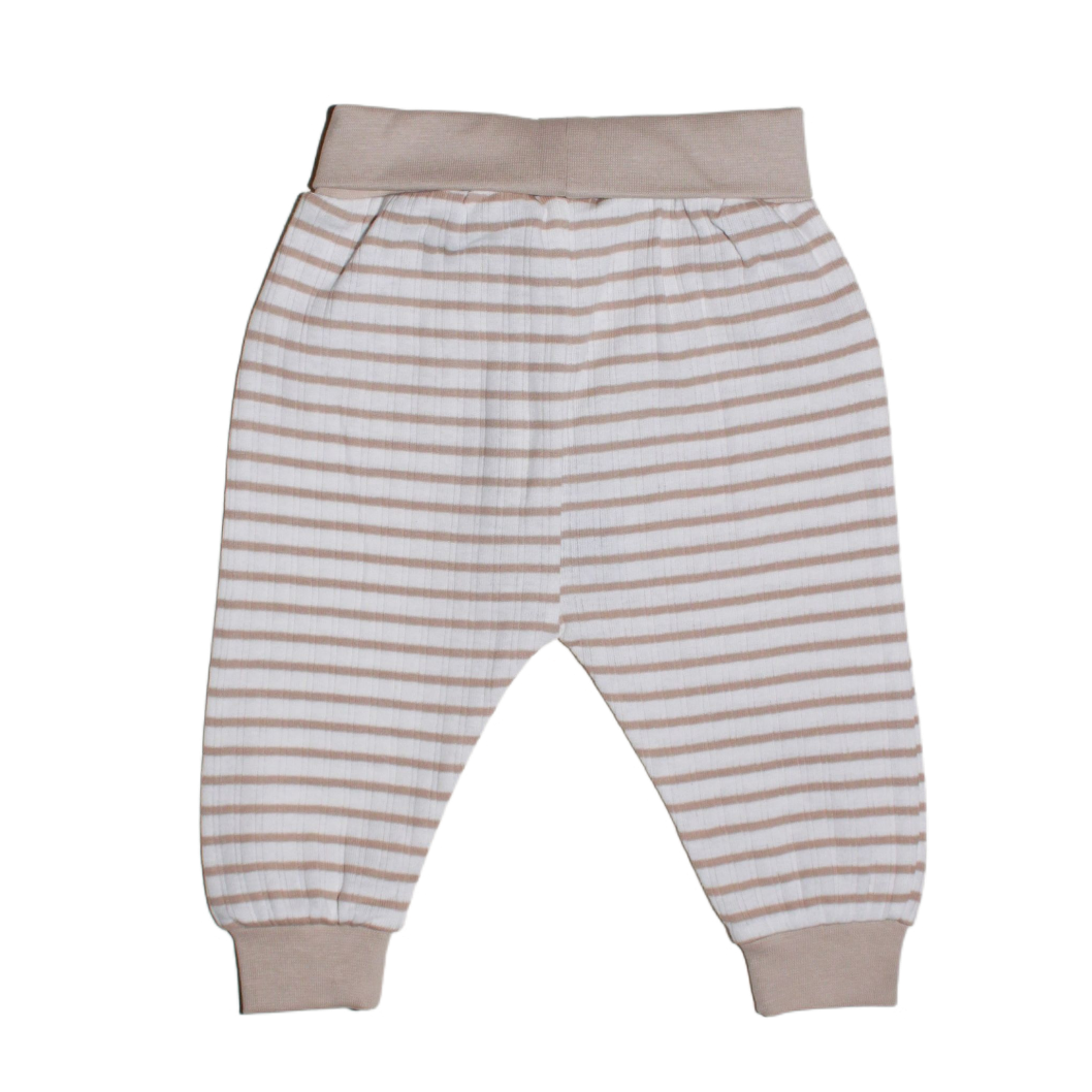 Broekje ‘Coconut Stripe’ - Organisch katoen