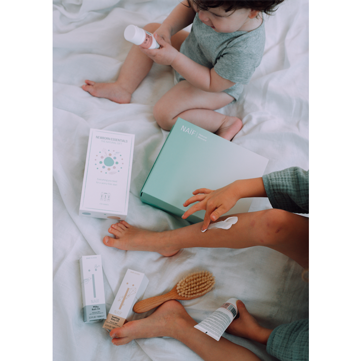 Naïf Newborn Essentials Cadeauset - 3-delige verzorgingsbox