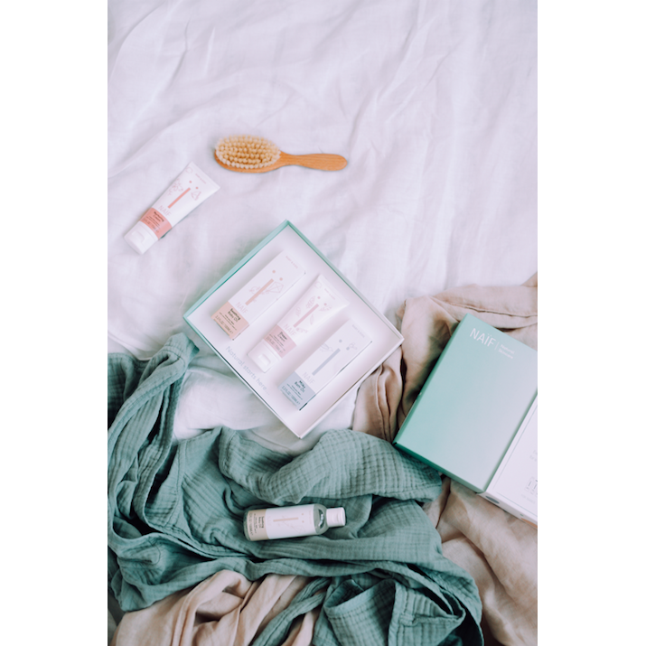 Naïf Newborn Essentials Cadeauset - 3-delige verzorgingsbox